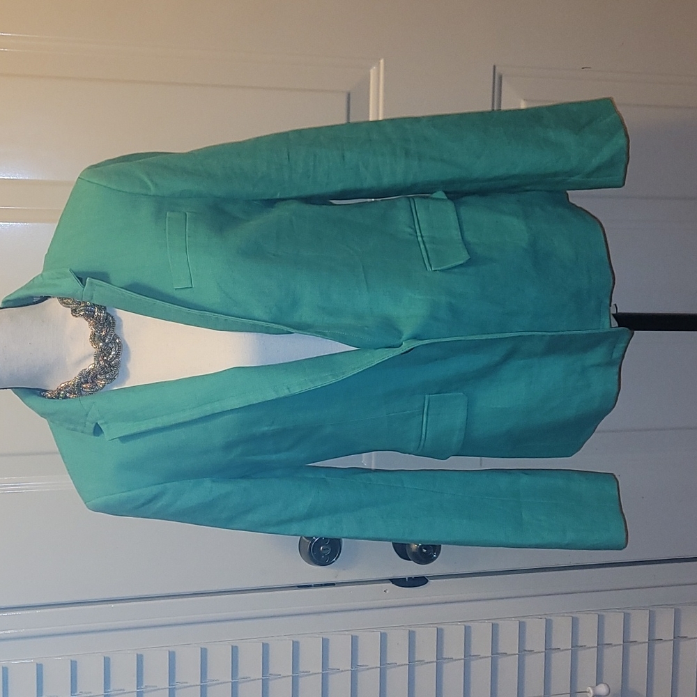 Green blazer